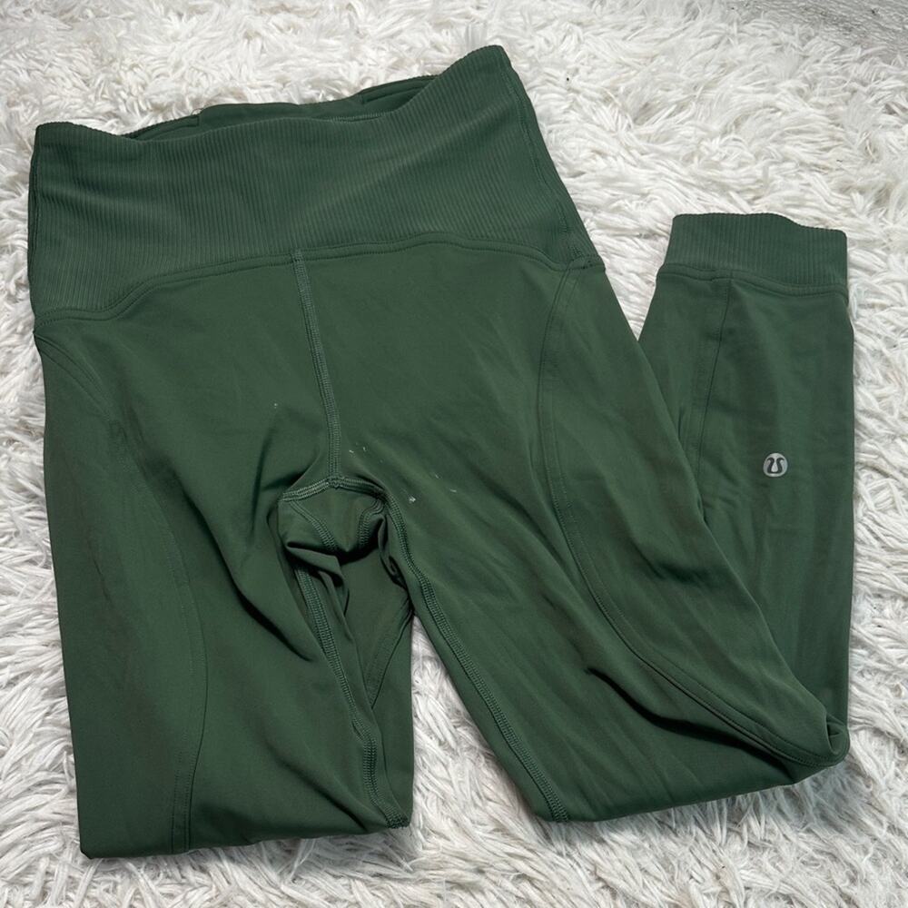 Lululemon Train Free High-Rise Crop 23" Algae Green